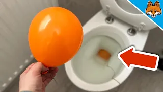 JEDER steckt einen BALLON in die Toilette 💥 (DAS ist der Grund) 🤯