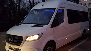 Wynajem nowych busów 9-osobowych Mercedes Sprinter Vip 2019r