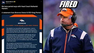 Denver Broncos (Mercifully) Fire Head Coach Nathaniel Hackett