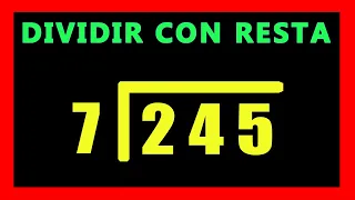 ✅👉 Dividir por 1 cifra con RESTA