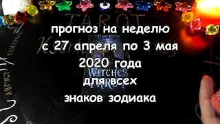 Прогноз на неделю с 27 апреля по 3 мая 2020 года на картах Таро Ведьм.