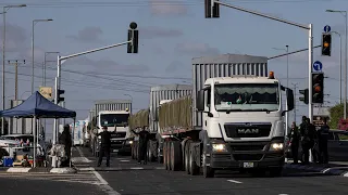 First aid convoys arrive in Gaza following ceasefire