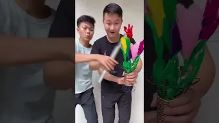 Flower magic trick