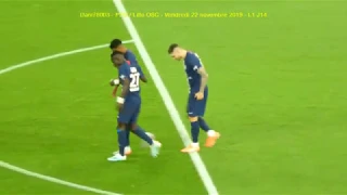 PSG / Lille 22.11.2019 : 2-0 (L1 J14) 5/5 : Juste après les buts du PSG