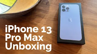 iPhone 13 Pro Max Unboxing - Sierra Blue - 512GB