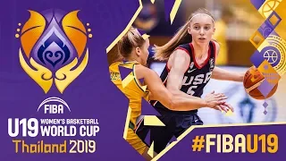 Australia v USA Highlights w/ Bueckers MVP Performance - FIBA U19 Women's Basketball World Cup 2019