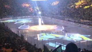 Pittsburgh Penguins Stanley Cup Final intro, laser show