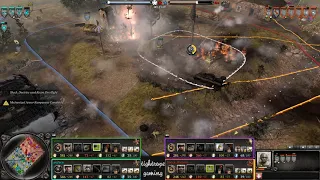 COH2 4v4 Big Collisions on Whiteball Express