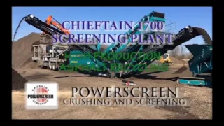 Powerscreen Chieftain 1700 Recycling Asphalt
