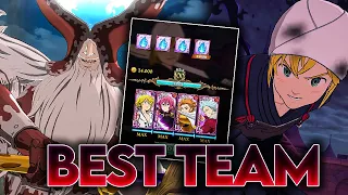 THE BEST TEAM FOR HELL ORIGINAL DEMON! (NEW LVL 100 RAID) | Seven Deadly Sins: Grand Cross