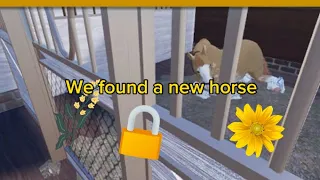 I found a new horse//locked away//abandoned//*voiced*//sw realistic roleplay//ep 7//s1