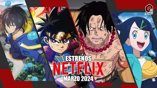 🤩 Estrenos ANIME en NETFLIX MARZO 2024 | Rincón Otaku