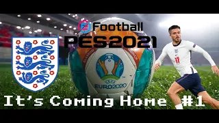 IT'S COMING HOME | Co-Op on PES 2021| Euro 2020 ENGLAND FULL Playthrough | v Croatia