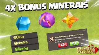 Sneak Peek #1 Avril | Bonus 4X Minerais & Sélection GDC Clash of Clans