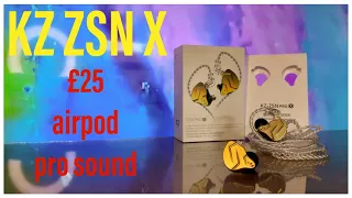 KZ ZSN PRO X UNBOXING/REVIEW
