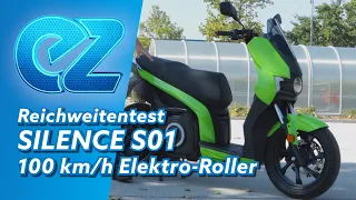 ⚡🛵 SILENCE S01 - Test der Reichweite des 100 km/h L3e E-Roller