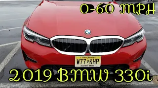 2019 BMW 330i 0-60 MPH