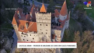 Castelul Bran – Pierderi de milioane de euro din cauza pandemiei - Litoral TV