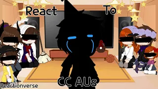 Aftons React to CC AUs | Creative Multiverse | (1/2) | Read Warnings in video!!