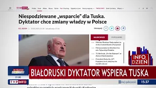 Białoruski dyktator Alaksandr Łukaszenka chce zmiany władzy w Polsce