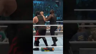 The Undertaker Delivers Double Chokeslam (WWE 2K23)