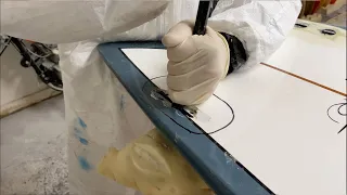 YouTube experts say this is the "correct" way to fix a surfboard.