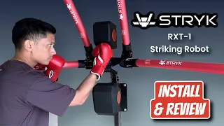 STRYK RXT-1 Striking Robot Install & Review- WORLDS FIRST ROBOTIC SPARRING PARTNER?!