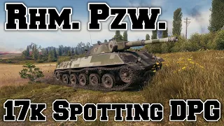 World of Tanks: Rhm. Pzw.: 17,000 SPOTTING DAMAGE!!! (Ace Tanker Gameplay)