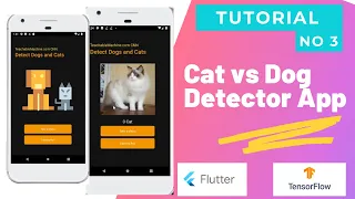 Cat vs Dog Detector App importing assets & Configuring Project | Flutter Android & IOS