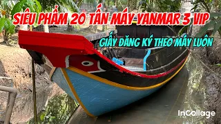 Bán Ghe 20 Tấn Máy Yanmar 3DH Có Giấy Đăng Kiểm Vip #85%(Đã Bán) 0923,5555,97 Tâm| Tâm Vlog