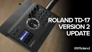 Roland TD-17 Version 2 Roland Cloud Update