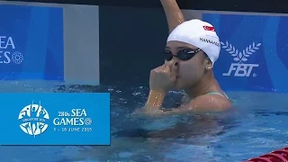 Swimming Women's 100m Backstroke Heat 1 (Day 4) | 28th SEA Games Singapore 2015