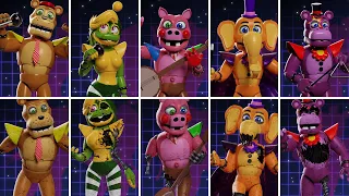 FNAF SB Glamrock Mediocre Melodies & Shattered Mediocre Melody Workshop Animations