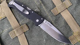 Нож Cold Steel Air Lite тест по продуктам в лесу / test