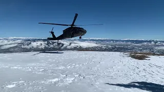 HAATS UH-60 slow motion landing