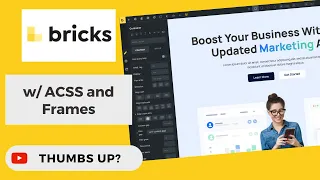Bricks Builder: Building a SaaS Homepage with ACSS/Frames