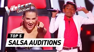 THE BEST SWINGING SALSA Auditions in The Voice Kids