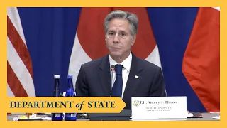 Secretary Blinken meets with Japanese Foreign Minister and Philippine Secretary of Foreign Affairs