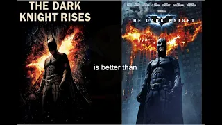 The Dark Knight Rises IS better than The Dark Knight !!!!