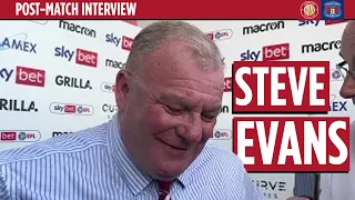Steve Evans' reaction | Stevenage 2-2 Carlisle United