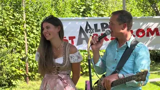 Alpenstarkstrom beim Viehscheid in Bad Hindelang, Video 29, beim Gasthaus Obere Mühle, am 11.09.2023