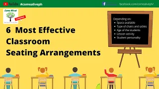 6 Most Effective Classroom Seating Arrangements Ideas #classroomsetup #classroomstyle