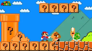 If Everything Mario Touch turns to Question Blocks in Super Mario Bros.?