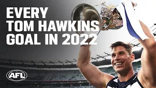 Every goal Tom Hawkins kicked in 2022 | Leading goal kickers | AFL