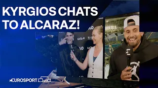 'Your body looks AMAZING' 💪🤣 - Nick Kyrgios interviews Carlos Alcaraz 🎤 | Australian Open 2024 🇦🇺