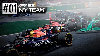 F1 23 - MY TEAM - GP DO BAHREIN 50% - O RETORNO ÉPICO DA BENETTON À FÓRMULA 1! - EP 001