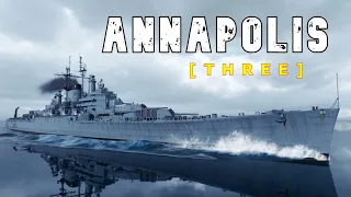 World of WarShips Annapolis - 4 Kills 360K Damage