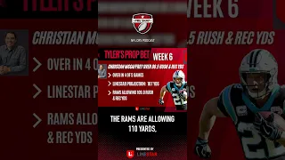 Tyler's Prop Bet for NFL Week 6 on DFS PreSnap Podcast