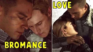 Simon Gives His Heart to Markus vs North Gives Her Heart to Markus - Detroit Become Human