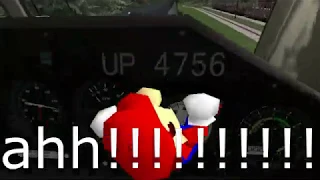 Mario Drives a Train